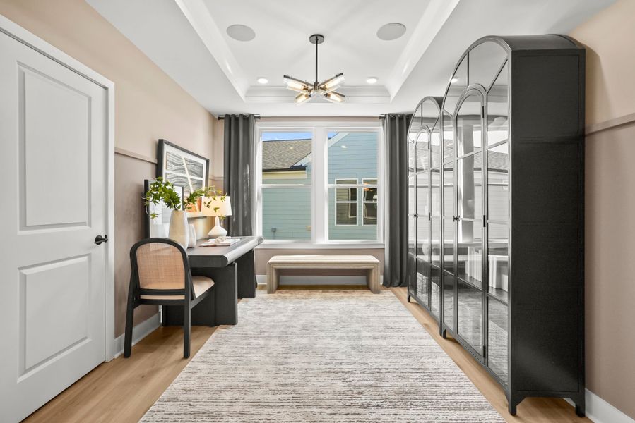 Representative furnished interior of a home built from the Prestige by Del Webb in Del Webb Carolina Ridge, Midland (Image 41).