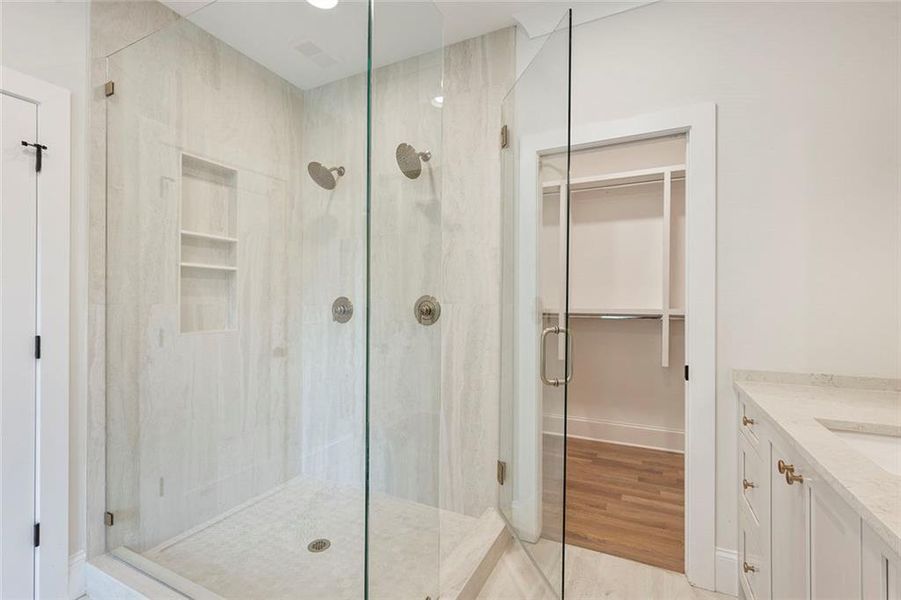 Furnished interior view inside a new home in , Atlanta (Image 41).