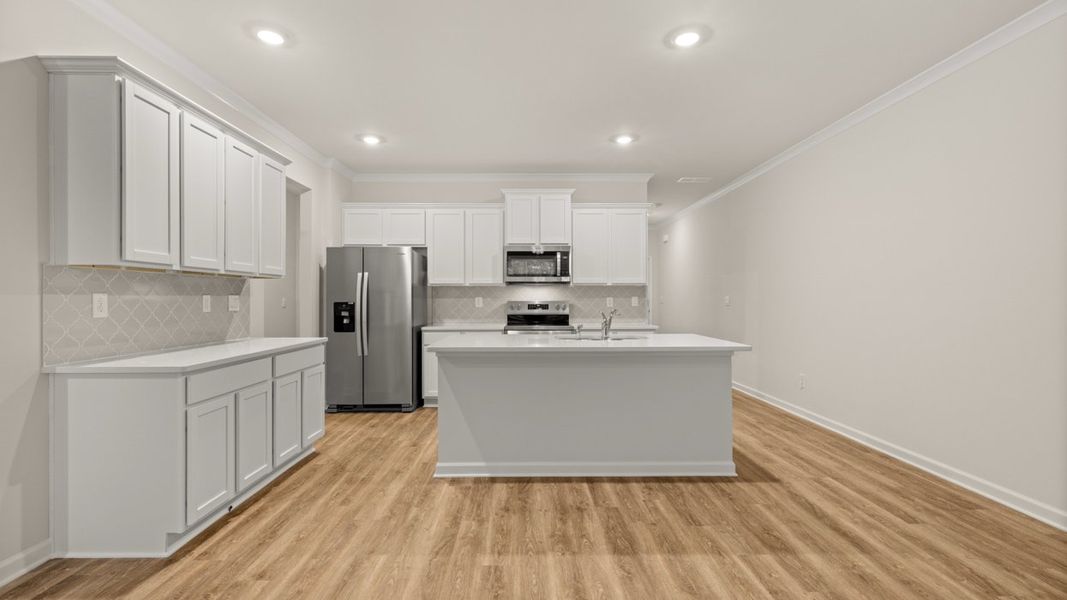 Representative furnished interior of a home built from the Stratford by D.R. Horton in Independence Villas and Townhomes, Loganville (Image 7).