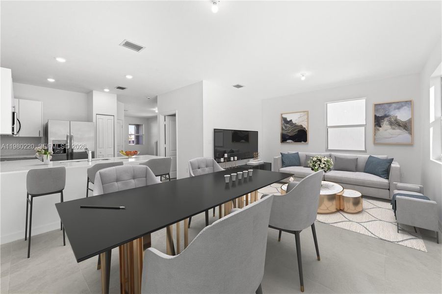 Furnished interior view inside a new home in , Homestead (Image 5).