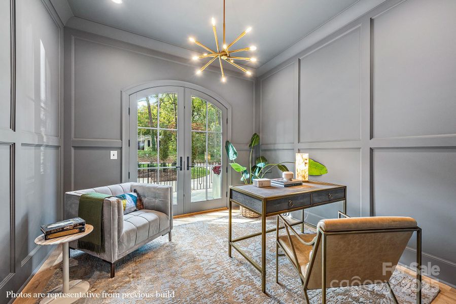 Furnished interior view inside a new home in , Charlotte (Image 8). Furnished interior view inside a new home in , Charlotte (Image 8).