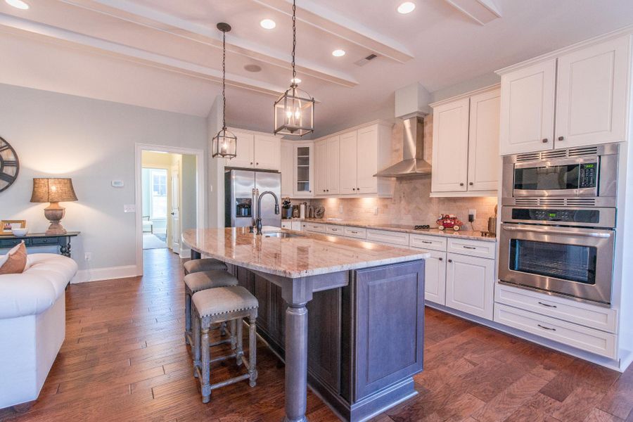 Representative furnished interior of a home built from the Claremont by Bill Clark Homes in The Sanctuary at Sunset Beach, Sunset Beach (Image 16). Representative furnished interior of a home built from the Claremont by Bill Clark Homes in The Sanctuary at Sunset Beach, Sunset Beach (Image 16).