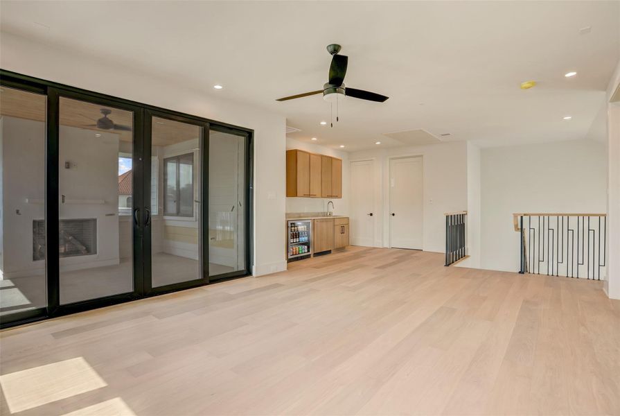 Another angle of the third-floor game room.