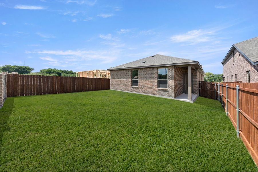 Front exterior of a new home in Churchill, Anna, TX, highlighting curb appeal (Image 27). Front exterior of a new home in Churchill, Anna, TX, highlighting curb appeal (Image 27).