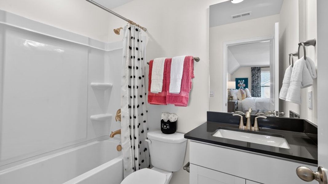 Representative furnished interior of a home built from the Fleetwood by D.R. Horton in The Manors at Martin Farms, Aberdeen (Image 14).