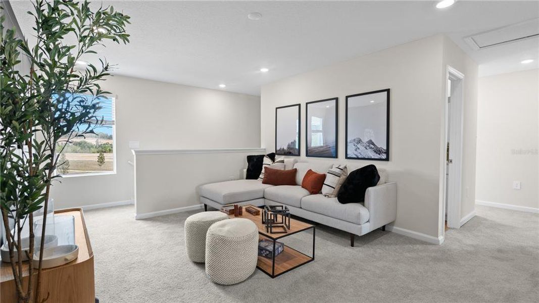 Furnished interior view inside a new home in Wellness Ridge, Clermont (Image 4).