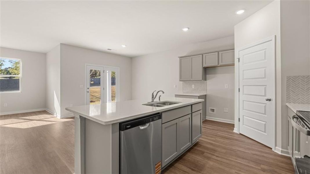 Furnished interior view inside a new home in Jackson Landing, Jefferson (Image 9).
