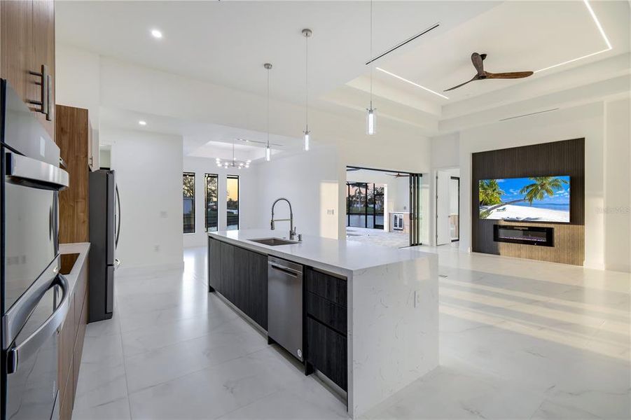 Furnished interior view inside a new home in , Port Charlotte (Image 5). Furnished interior view inside a new home in , Port Charlotte (Image 5).