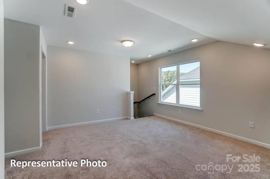 Spacious, unfurnished interior of a new home in Villas at Prestwick, Mooresville (Image 22).