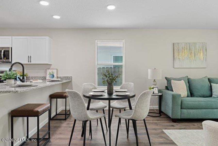 Furnished interior view inside a new home in , Jacksonville (Image 9).