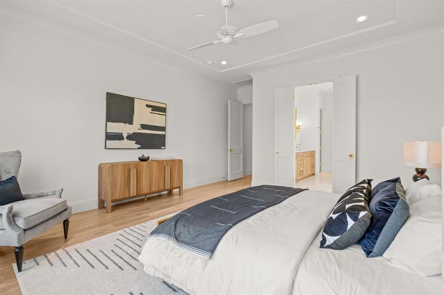 Furnished interior view inside a new home in , Fort Worth (Image 13).