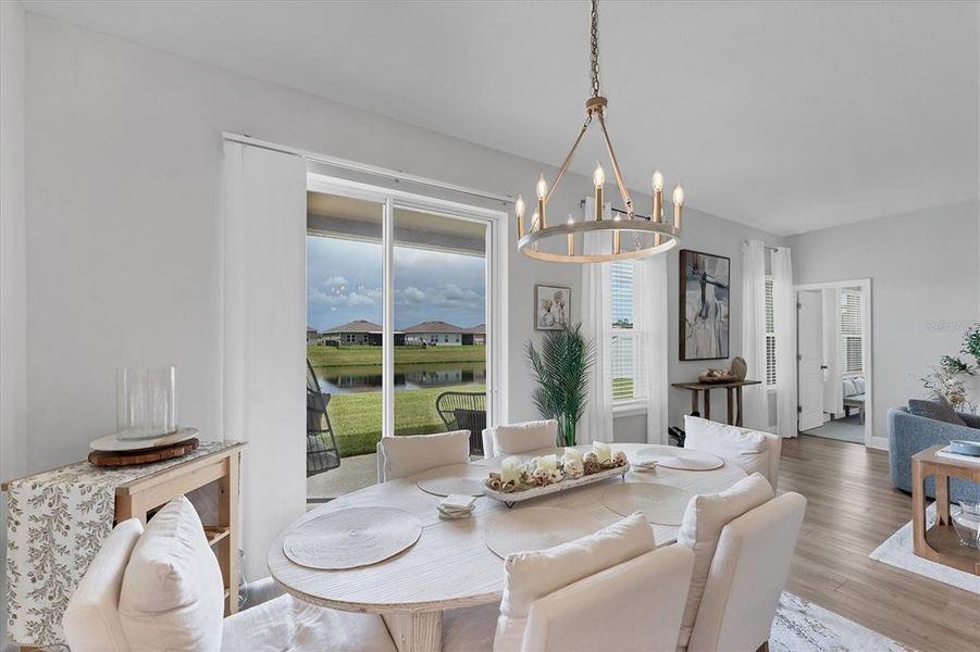 Furnished interior view inside a new home in , Parrish (Image 4).