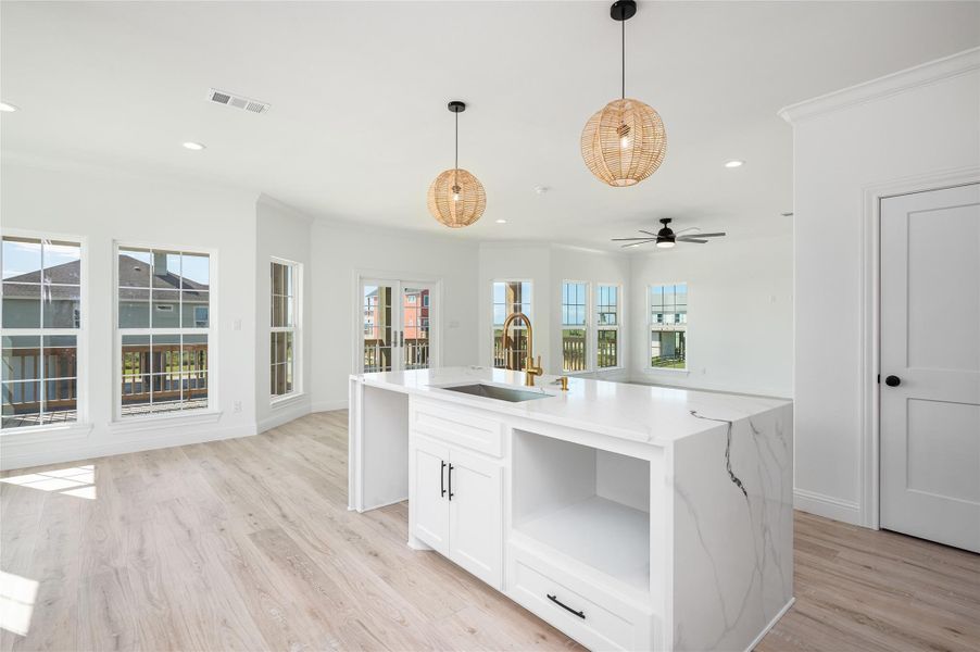 Furnished interior view inside a new home in , Bolivar Peninsula (Image 19).