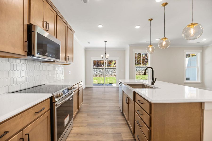 Furnished interior view inside a new home in Harbor Crossing, Greensboro (Image 9).