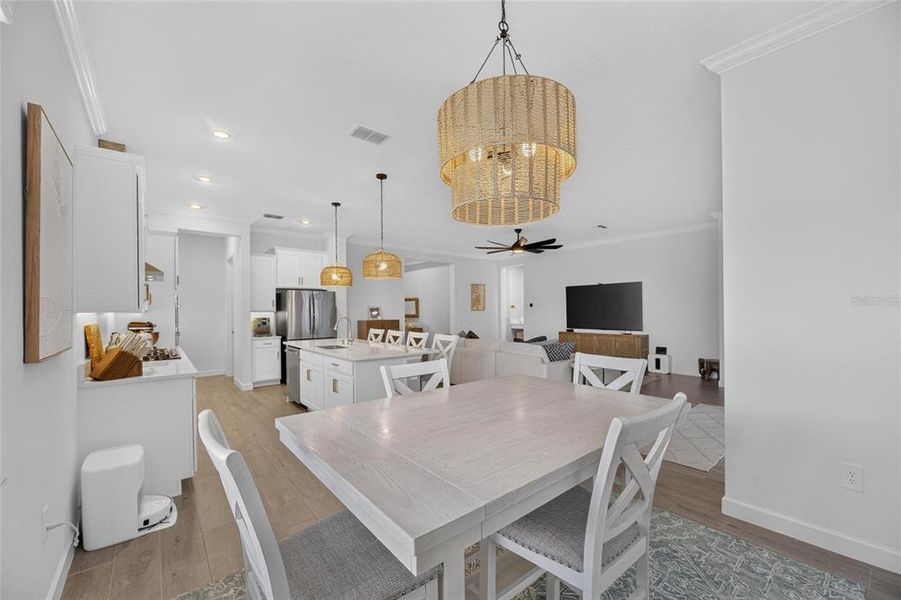 Furnished interior view inside a new home in Southshore Bay Active Adult, Wimauma (Image 44).