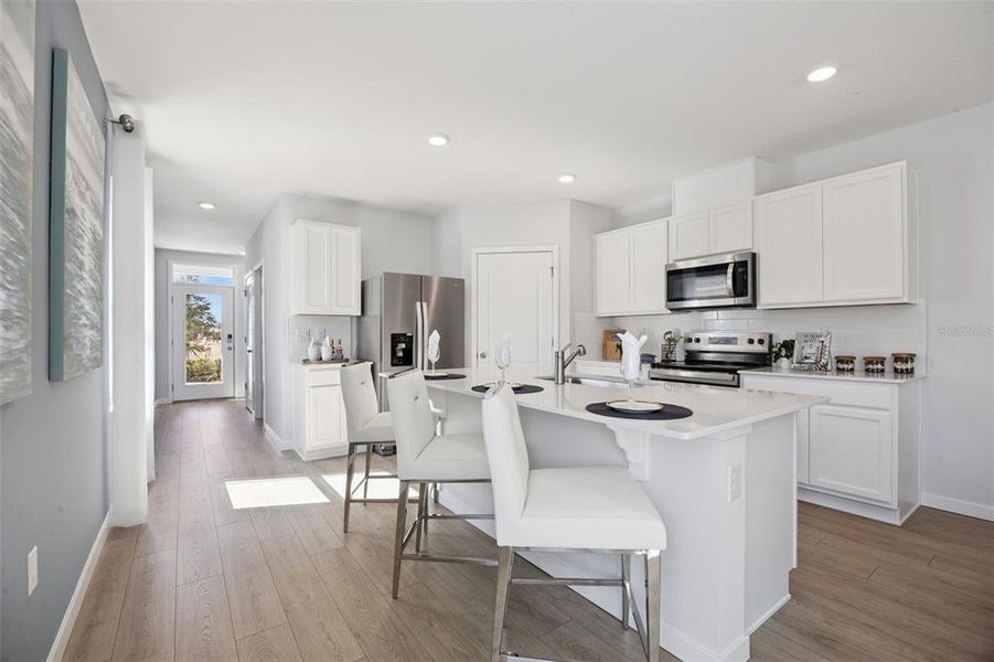 Furnished interior view inside a new home in , Kissimmee (Image 13).