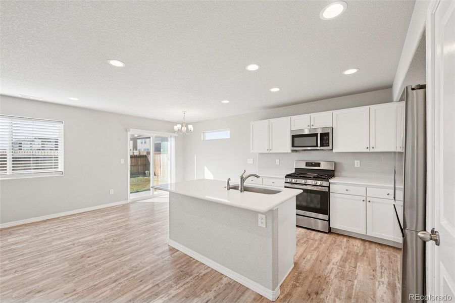 Furnished interior view inside a new home in , Peyton (Image 6).