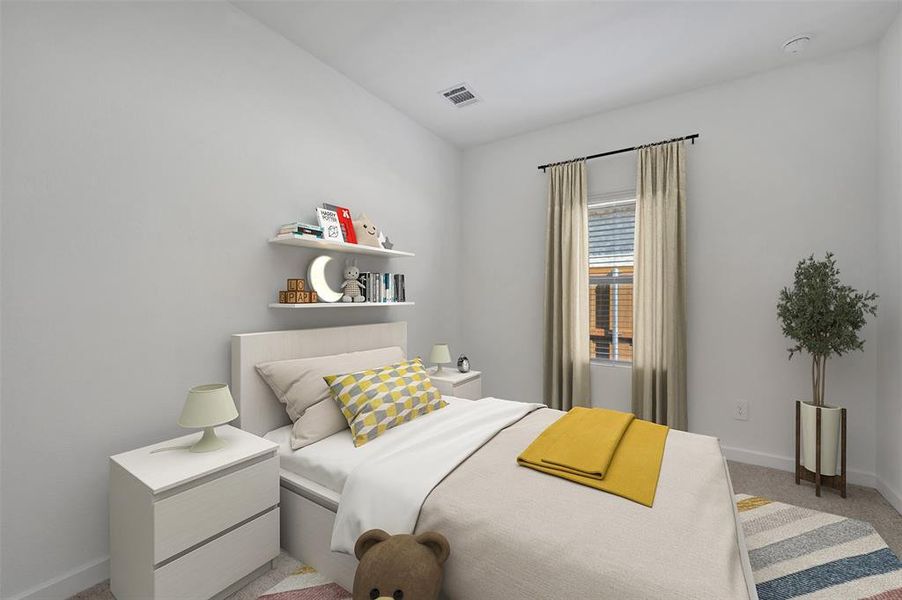 Furnished interior view inside a new home in Aspire at Reunion, Newark (Image 18).