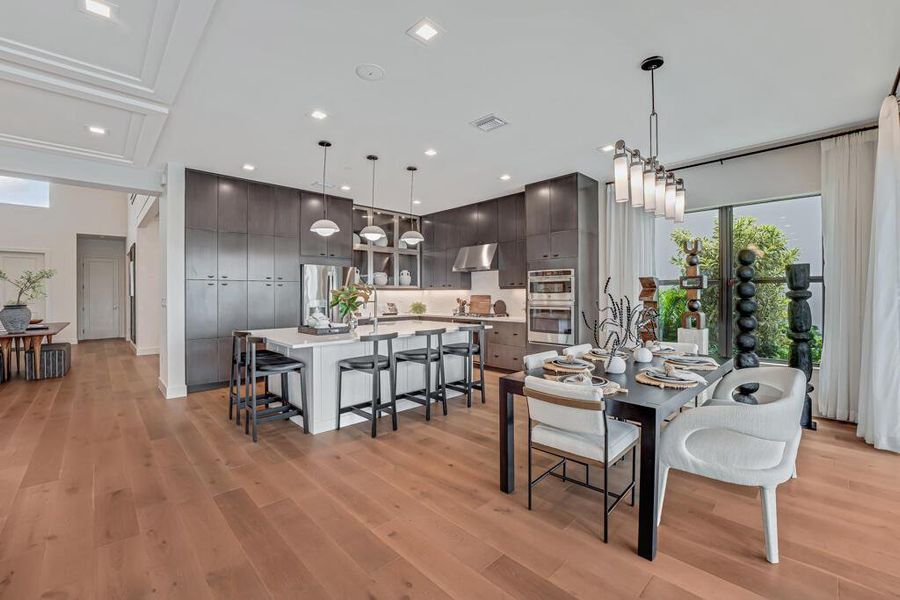 Furnished interior view inside a new home in Apex at Avenir, Palm Beach Gardens (Image 14).