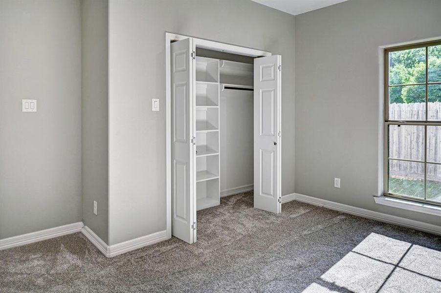 Bedroom #2 Closet with Built-Ins