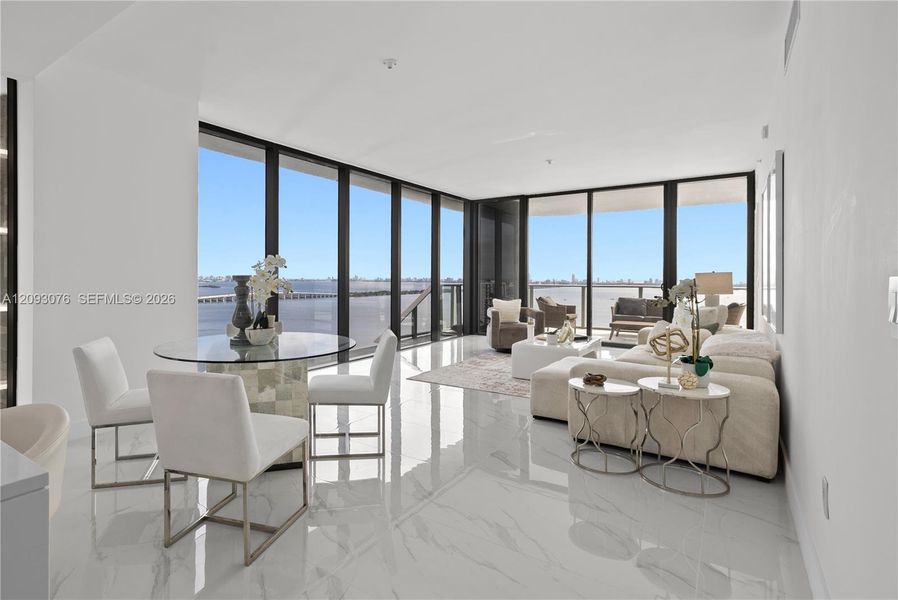Furnished interior view inside a new home in Aria Reserve, Miami (Image 17).