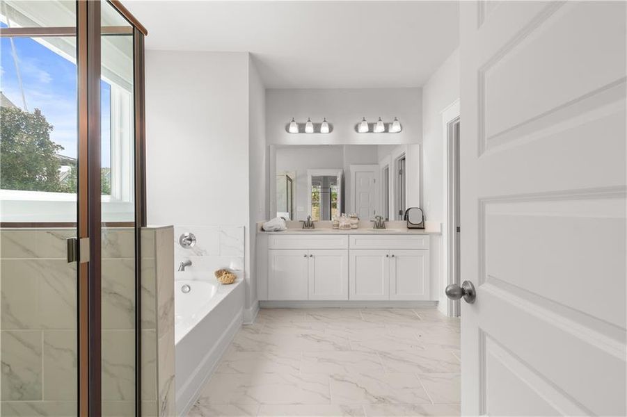 Furnished interior view inside a new home in Brush Arbor, McDonough (Image 24).