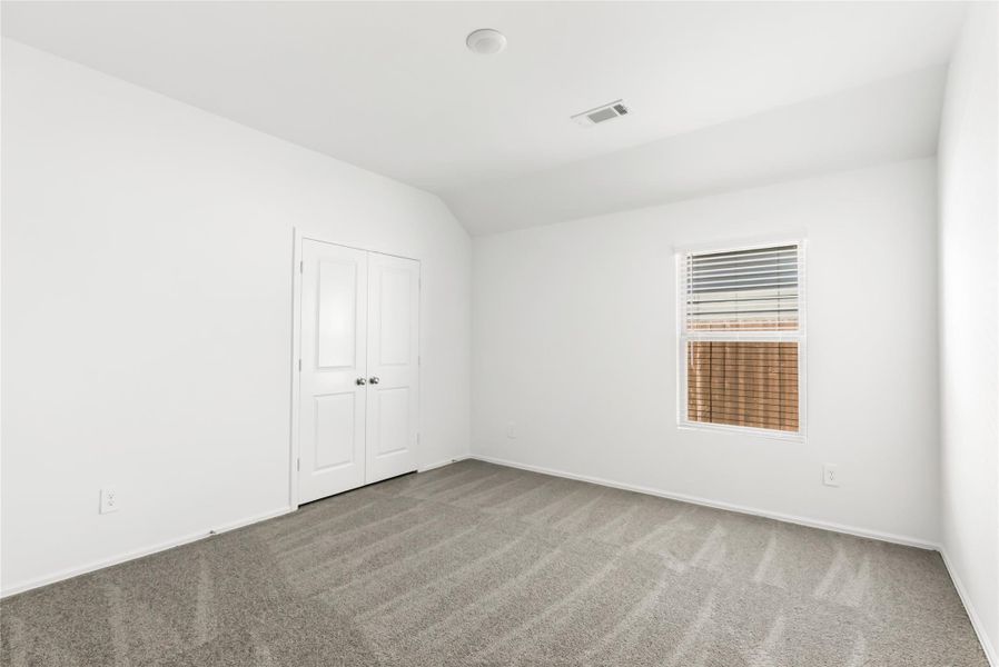 Bedroom #4 with bath #3 just outside. Bedroom #4 with bath #3 just outside.