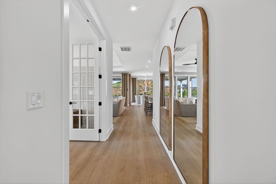 Representative unfurnished interior of a home built from the Mystique by Del Webb in Del Webb Chateau Elan, Hoschton (Image 22). Representative unfurnished interior of a home built from the Mystique by Del Webb in Del Webb Chateau Elan, Hoschton (Image 22).