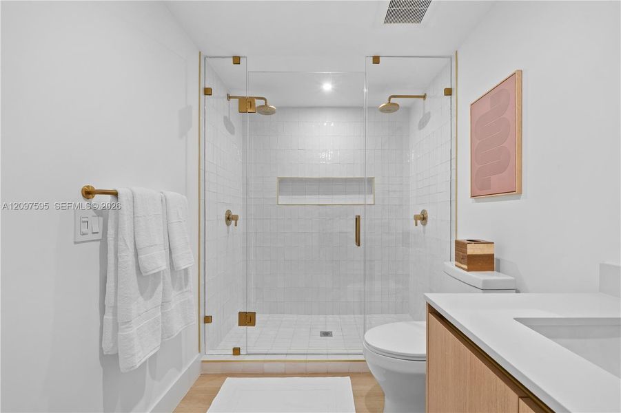 Furnished interior view inside a new home in , Miami (Image 15).