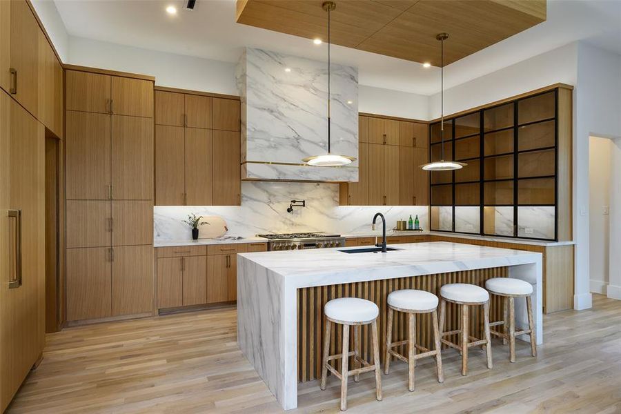 Furnished interior view inside a new home in , Dallas (Image 13).