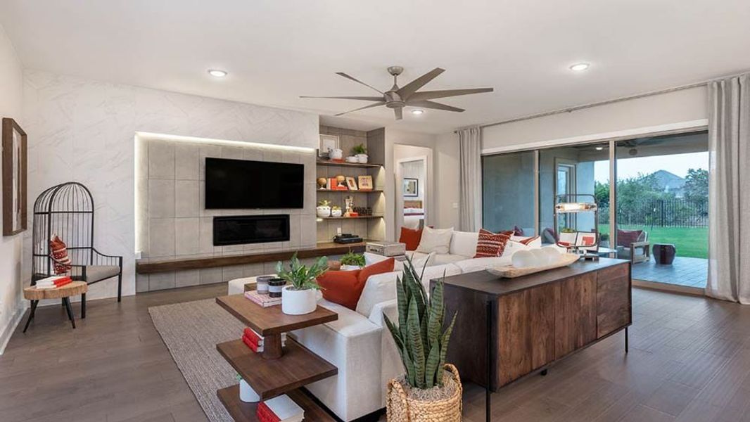 Representative furnished interior of a home built from the Bonita by Taylor Morrison in Avalon at Friendswood, Friendswood (Image 5).
