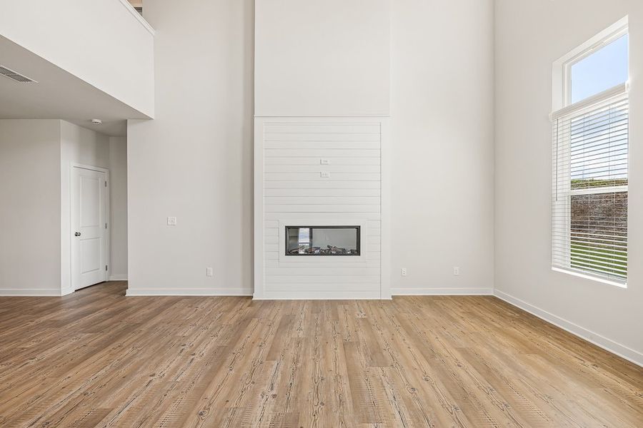 A room with white walls.