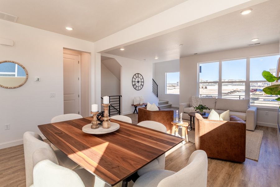 Representative furnished interior of a home built from the Tristyn by Lokal Homes in Victory Ridge, Colorado Springs (Image 6).