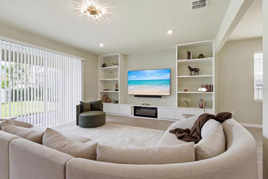 Furnished interior view inside a new home in Willow Ridge, Montverde (Image 9). Furnished interior view inside a new home in Willow Ridge, Montverde (Image 9).