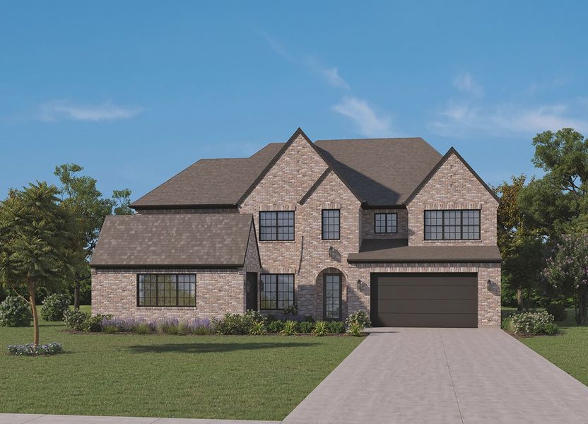 Representative exterior photo of a completed home built from the The Magnolia by Homebound in Park Place, Prosper, TX (Image 14).