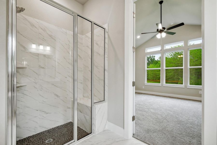 Furnished interior view inside a new home in Double Eagle Ranch, Cedar Creek (Image 5). Furnished interior view inside a new home in Double Eagle Ranch, Cedar Creek (Image 5).