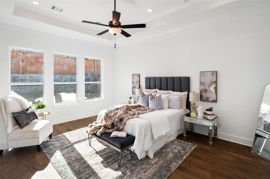 Furnished interior view inside a new home in , Frisco (Image 7).