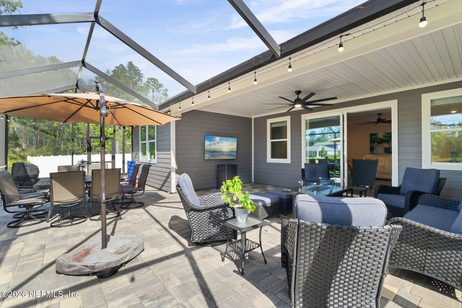Exterior details and patio area of a home in RiverTown - Settlement, St. Johns (Image 20).