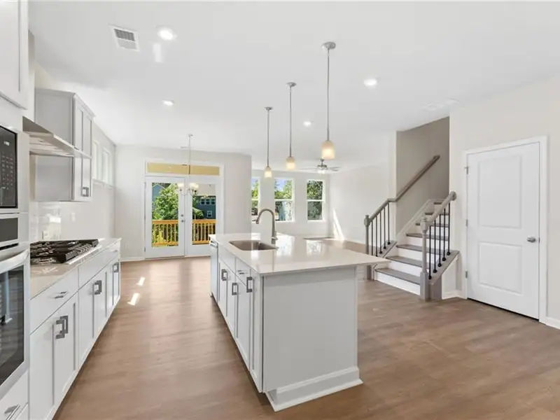 Furnished interior view inside a new home in Riverwood, Dallas (Image 4).