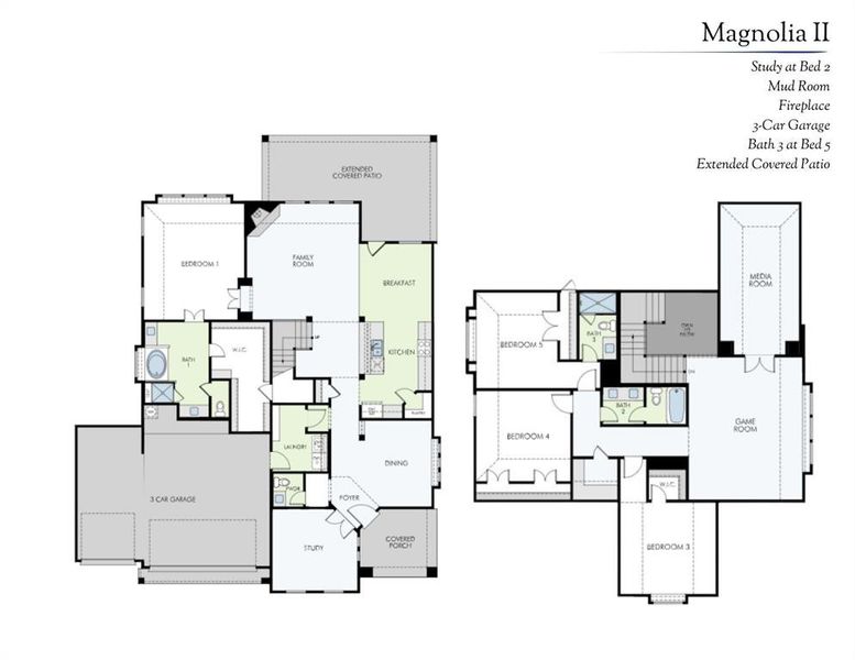 2D floor plan layout of this home in Villages of Hurricane Creek, Anna, TX (Image 2). 2D floor plan layout of this home in Villages of Hurricane Creek, Anna, TX (Image 2).