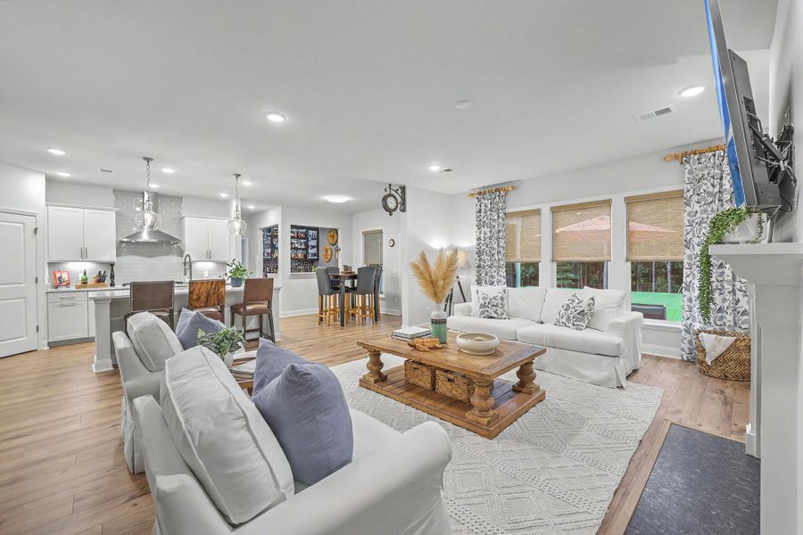 Furnished interior view inside a new home in Sea Island Preserve, Johns Island (Image 10).