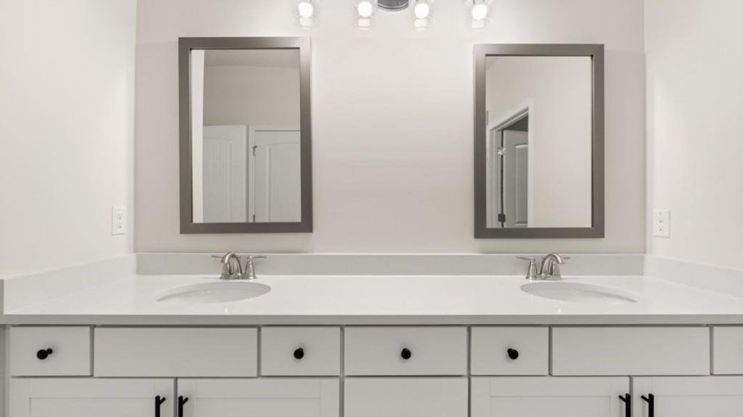 Close-up of interior finishes inside a home in Hamptons at Riverwood North, Dallas (Image 11).
