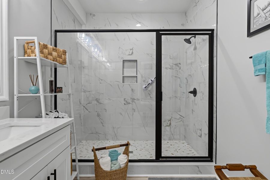 HUGE walk-in shower