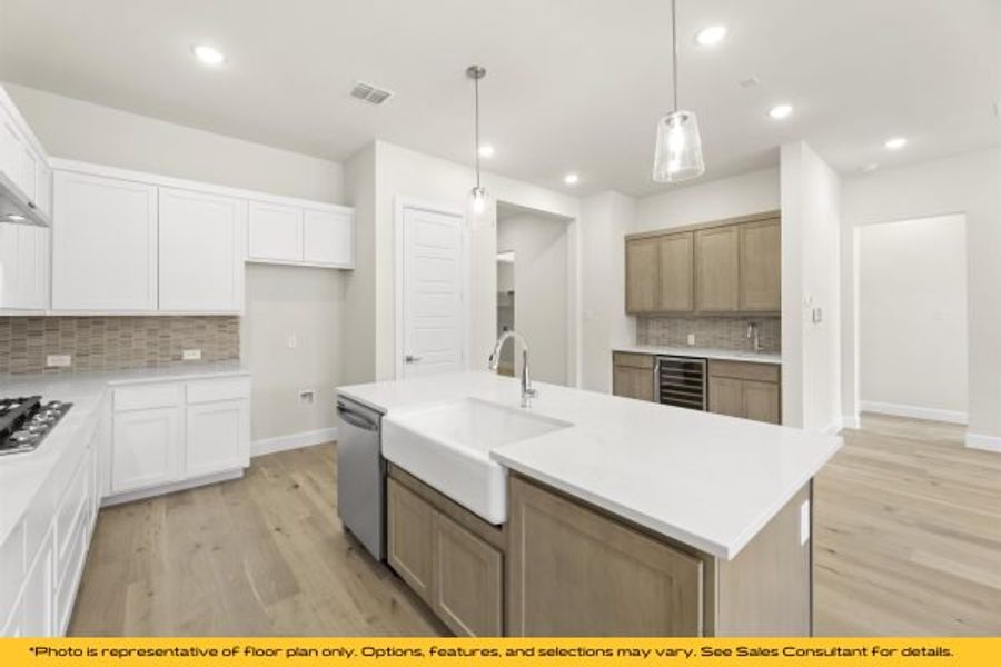 Representative furnished interior of a home built from the The Cayman by Stonefield Homes in The Highlands, Rockwall (Image 12).