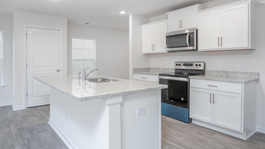 Furnished interior view inside a new home in Chandler Pointe, Rural Hall (Image 4).