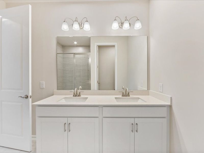 Furnished interior view inside a new home in Fifteen 15 Cannon, Charlotte (Image 10).