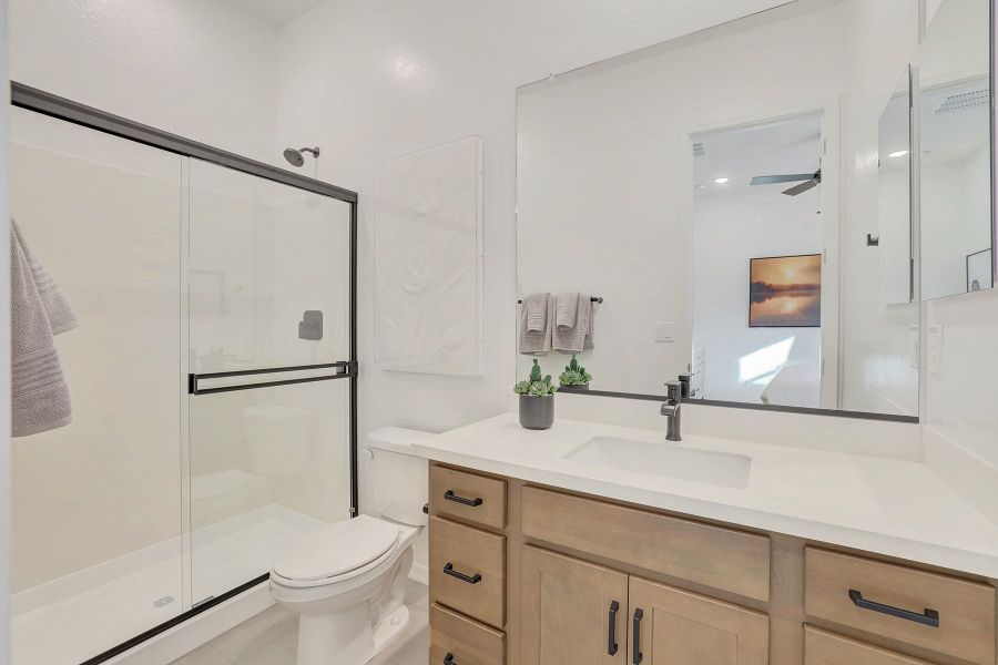 Representative furnished interior of a home built from the Cobalt by Mattamy Homes in Tyler Ranch, Buckeye (Image 42).