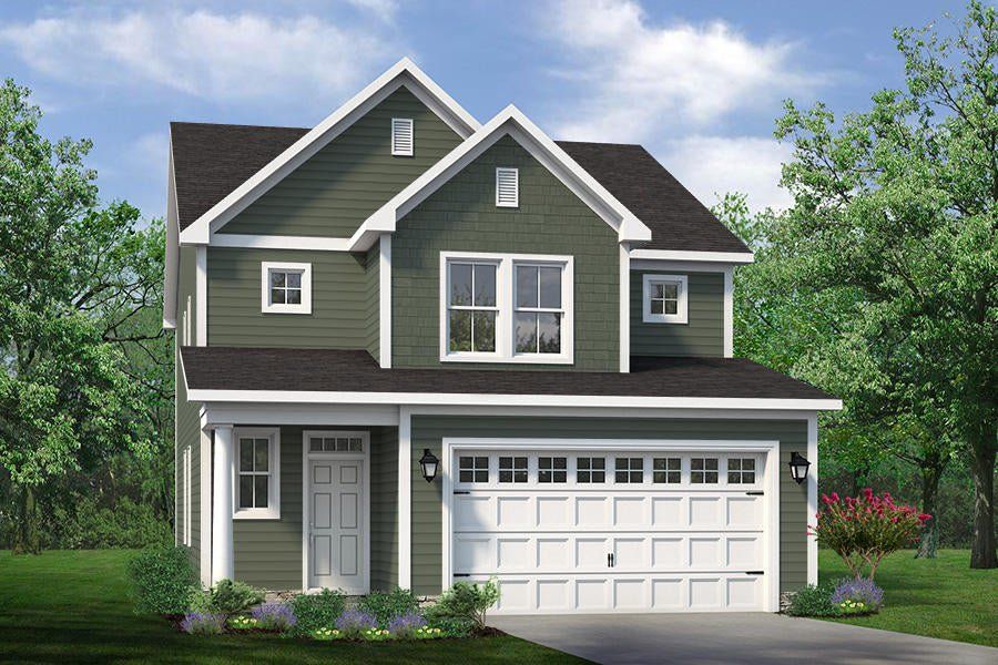 Representative exterior photo of a completed home built from the The Holly by Chesapeake Homes in The Farm at Neill's Creek, Lillington, NC (Image 22). Representative exterior photo of a completed home built from the The Holly by Chesapeake Homes in The Farm at Neill's Creek, Lillington, NC (Image 22).