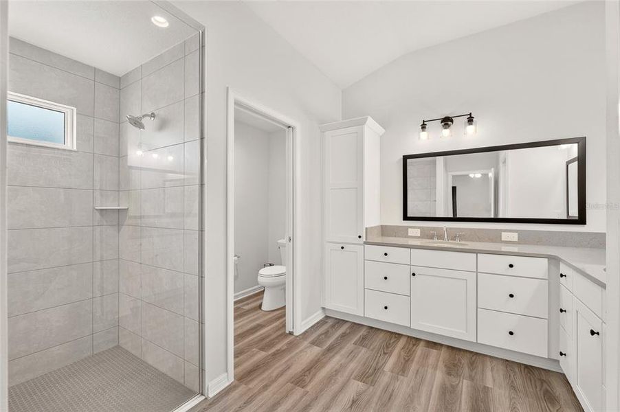 Furnished interior view inside a new home in , The Villages (Image 45).
