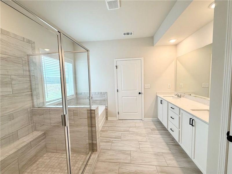 Furnished interior view inside a new home in , Buford (Image 8). Furnished interior view inside a new home in , Buford (Image 8).